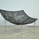 Vintage montis butterfly easy chair by gerard van den berg, montis, 1980