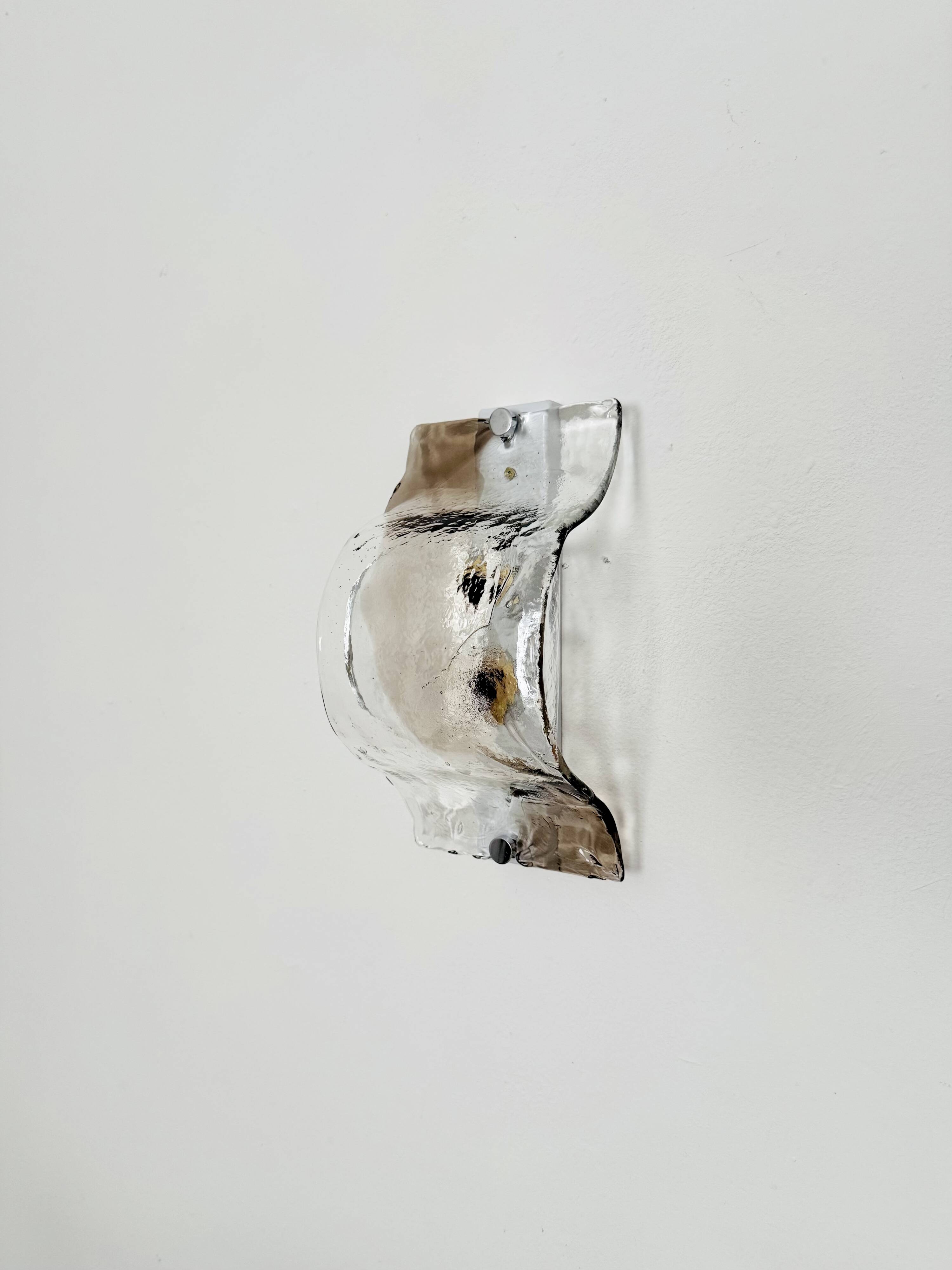 Murano Glass Wall or Ceiling Lamp by Carlo Nason for Mazzega