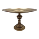 Ancienne coupe centre de table sur piédouche en bronze tbe