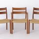 Set of 3 Vintage Chairs 1960s EMC Mobler Danish Teak