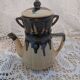 Antique stoneware coffee pot/teapot