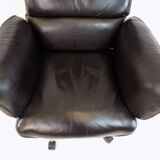 Fauteuil de bureau en cuir Otto Zapf pour Topstar