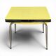 Vintage yellow Formica table 1950