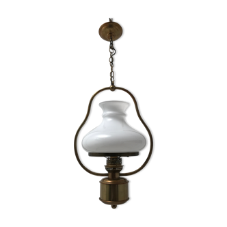 Brass suspension vintage oil lamp