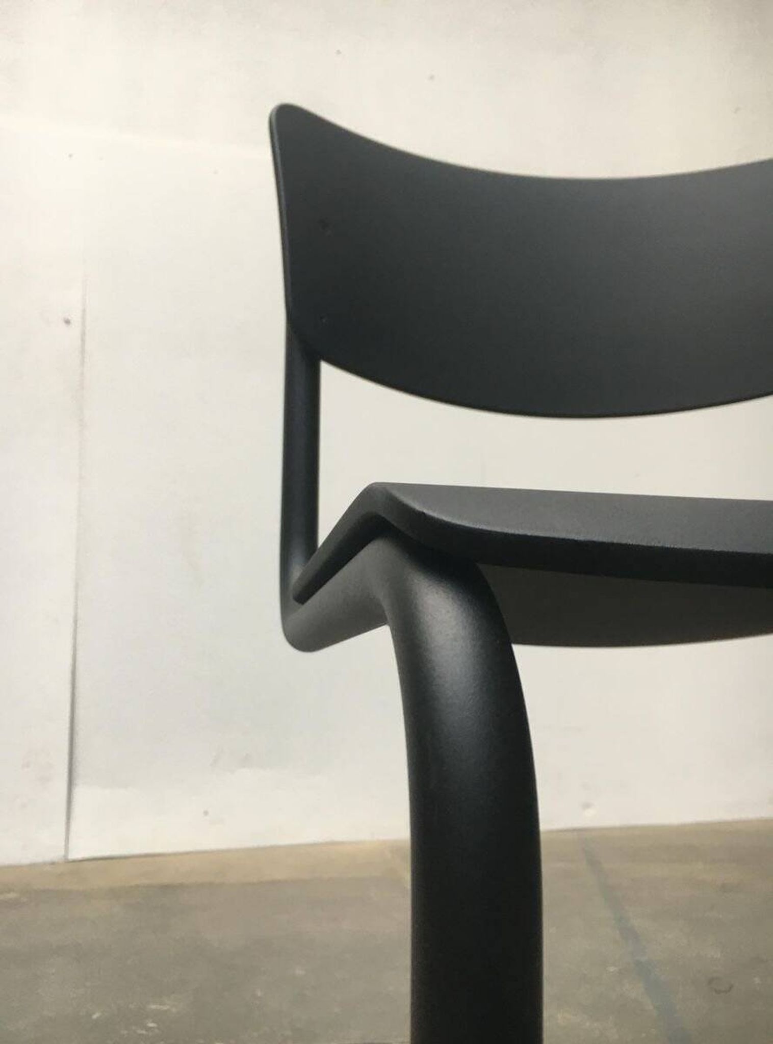 Black Vintage German Cantilever Chair S43 by Mart Stam for Thonet