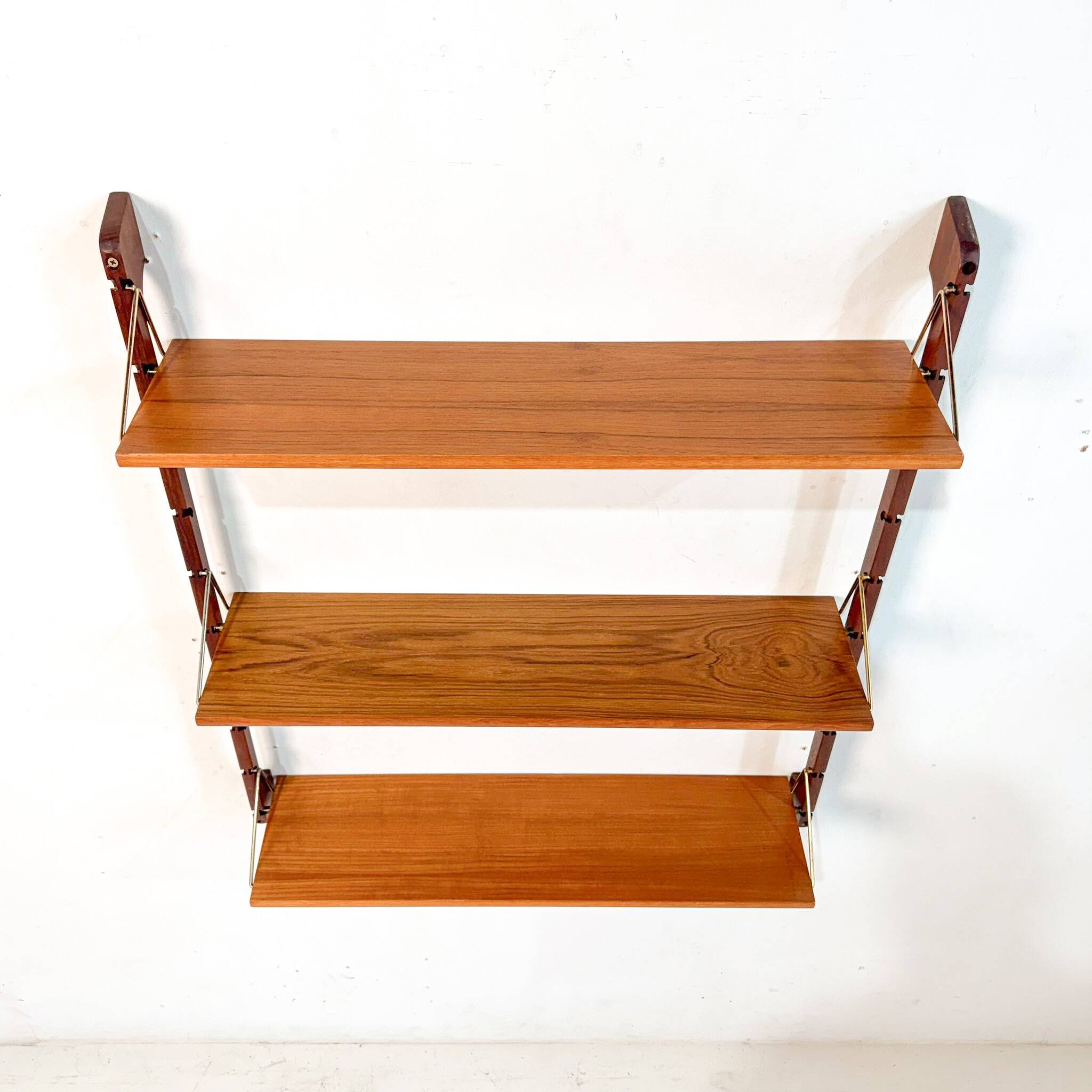 Étagère scandinave des années 60 Ergo, ensemble de 3 étagères, Norvège.