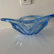 Blue Murano fruit bowl
