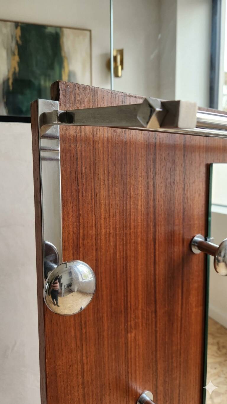 Art Deco wall coat rack wardrobe