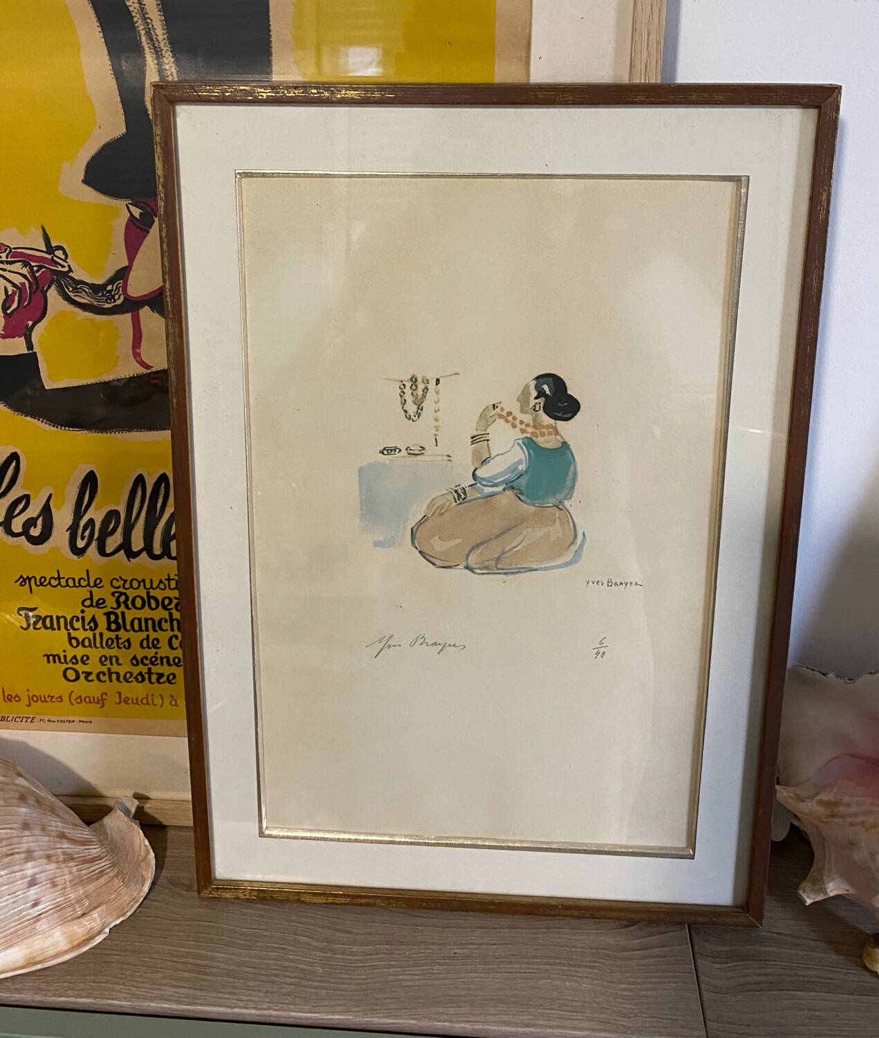 Lithograph by Yves Brayer 6/40