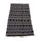 Black and white rugs handmade 185x115cm