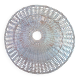Wicker lampshade suspension