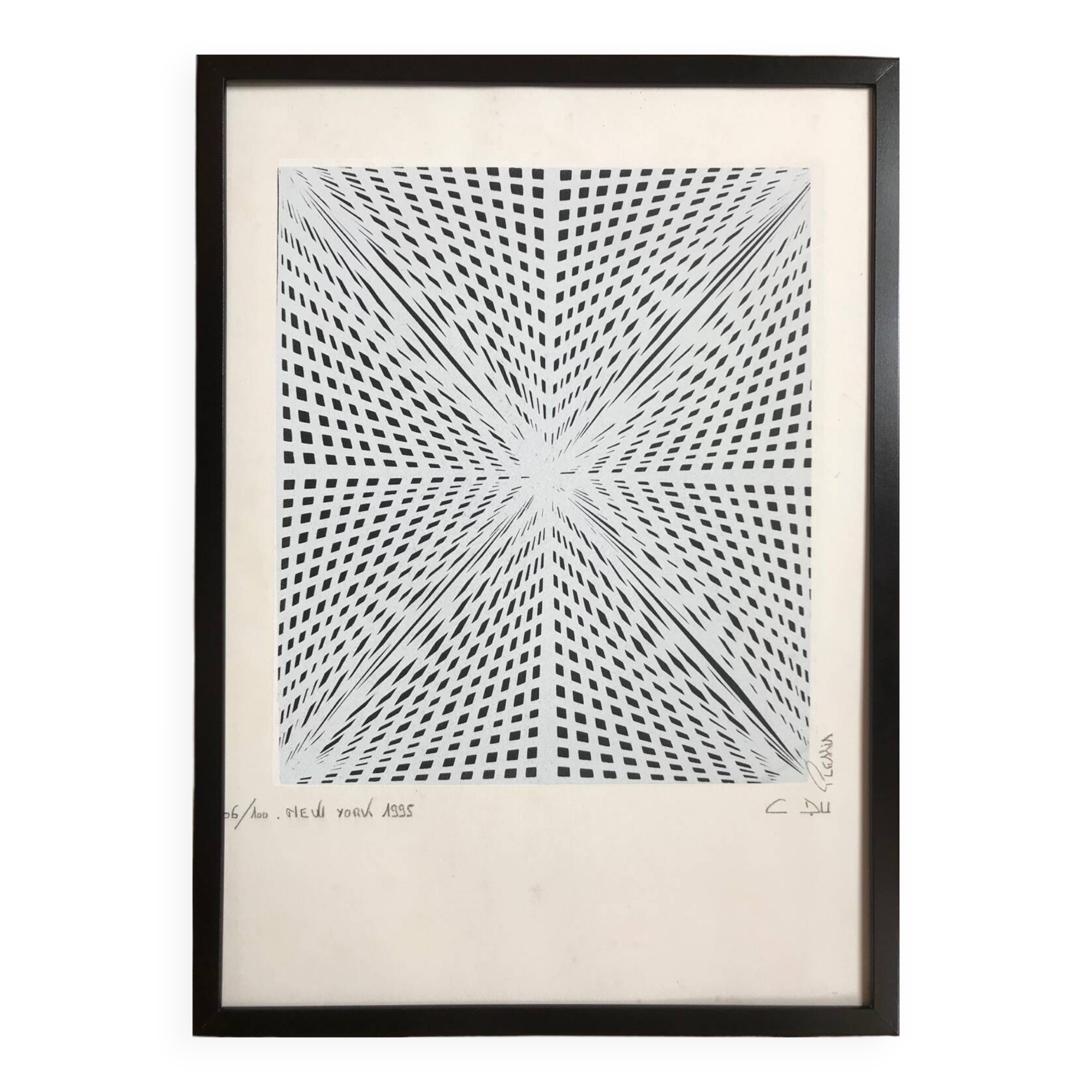 C. du P’ESSIS, active 20th century. New York, 1995. Original lithograph.