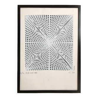 C. du P’ESSIS, active 20th century. New York, 1995. Original lithograph.