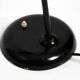 Original 1940s Kaiser Idell industrial metal table lamp model 6581 in black
