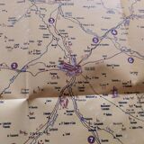 Map of the region of Toulouse