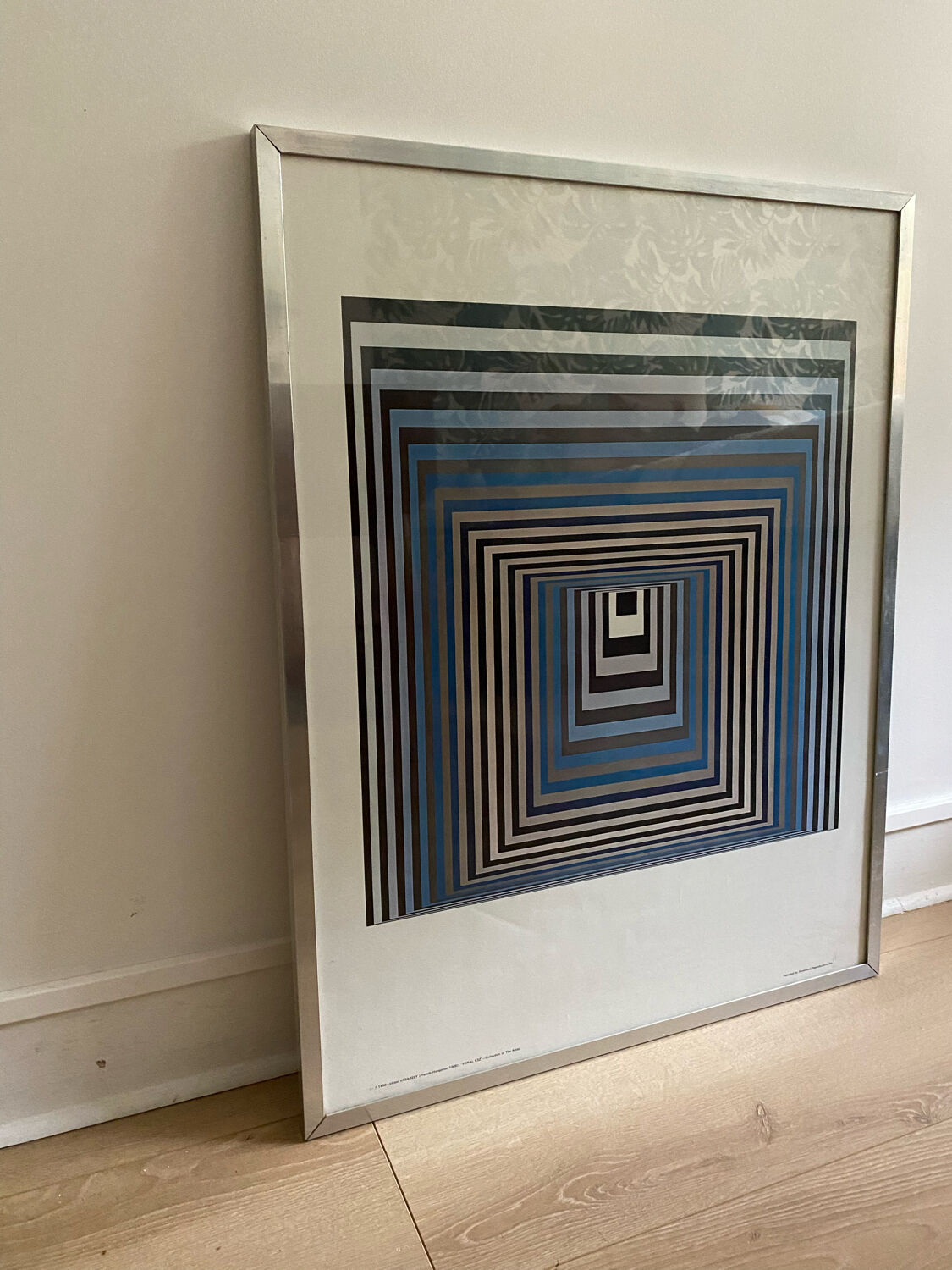 Poster Victor Vasarely art print Shorewood New York framed