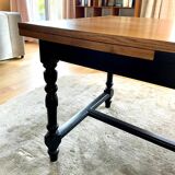Restored farmhouse table 87x145, 2 extensions 87x260