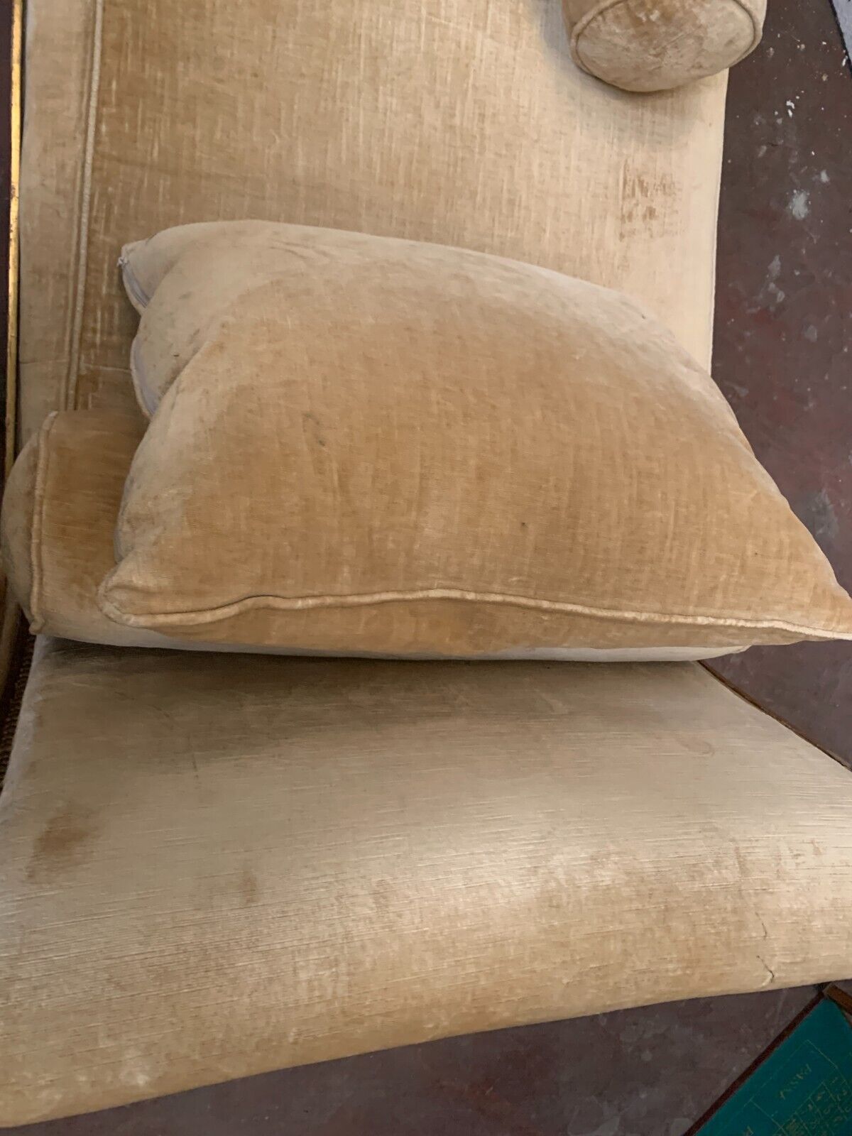 Empire style daybed in patinated and gilded wood XX century