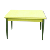 Table formica jaune