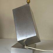 Vintage geometric lamp, 1970s design