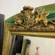 Ancien miroir Napoléon III a décor de griffon