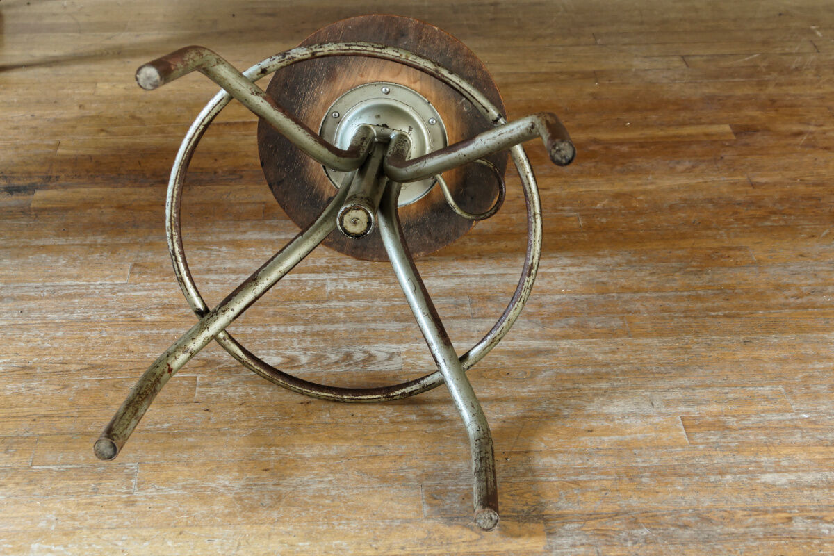 Adjustable industrial stool