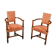Paire de fauteuils dit Caquetoires, XIXème