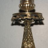 Rare pair of 19th century bronze candlesticks