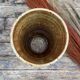 Vase XL en grès pyrite années 70