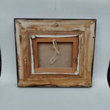 Oil on canvas by Michel No, 1980s.