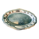 Rare vintage small oval plate Regency style 20 cm