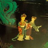 Chinese sideboard lacquered and hand painted