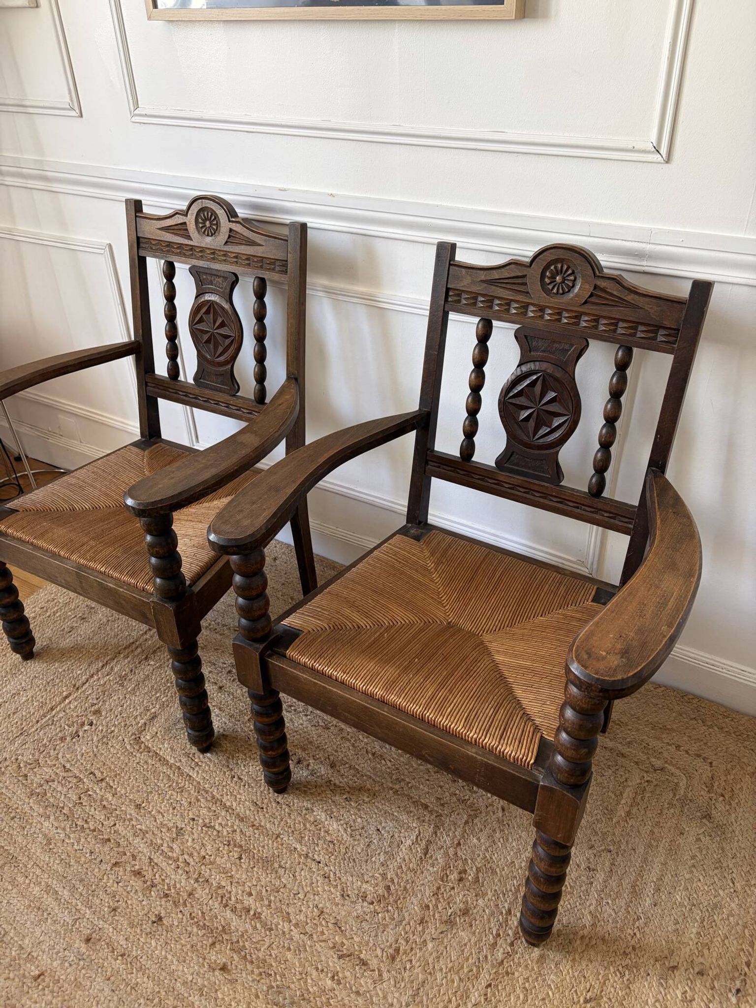 Paire de fauteuils dans le goût de Charles Dudouyt 1940