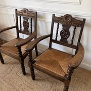 Paire de fauteuils dans le goût de Charles Dudouyt 1940