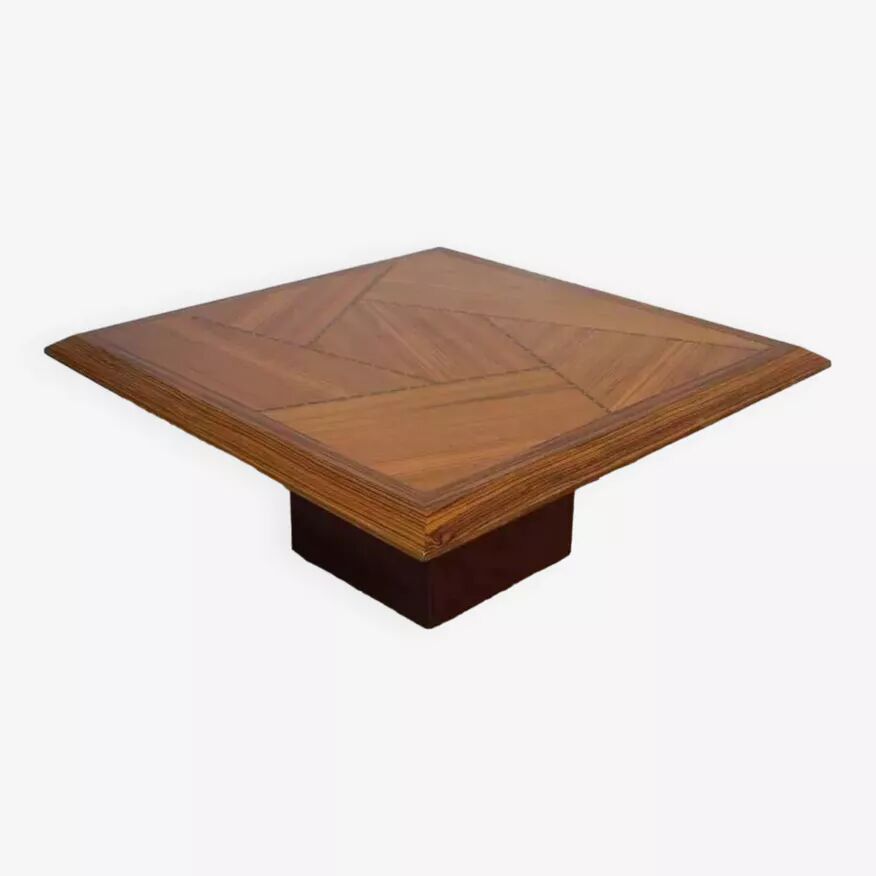 Table basse en bois de zebrano