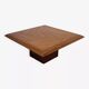 Table basse en bois de zebrano