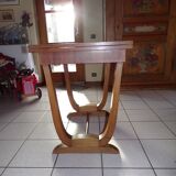 Art deco 1930s pine table