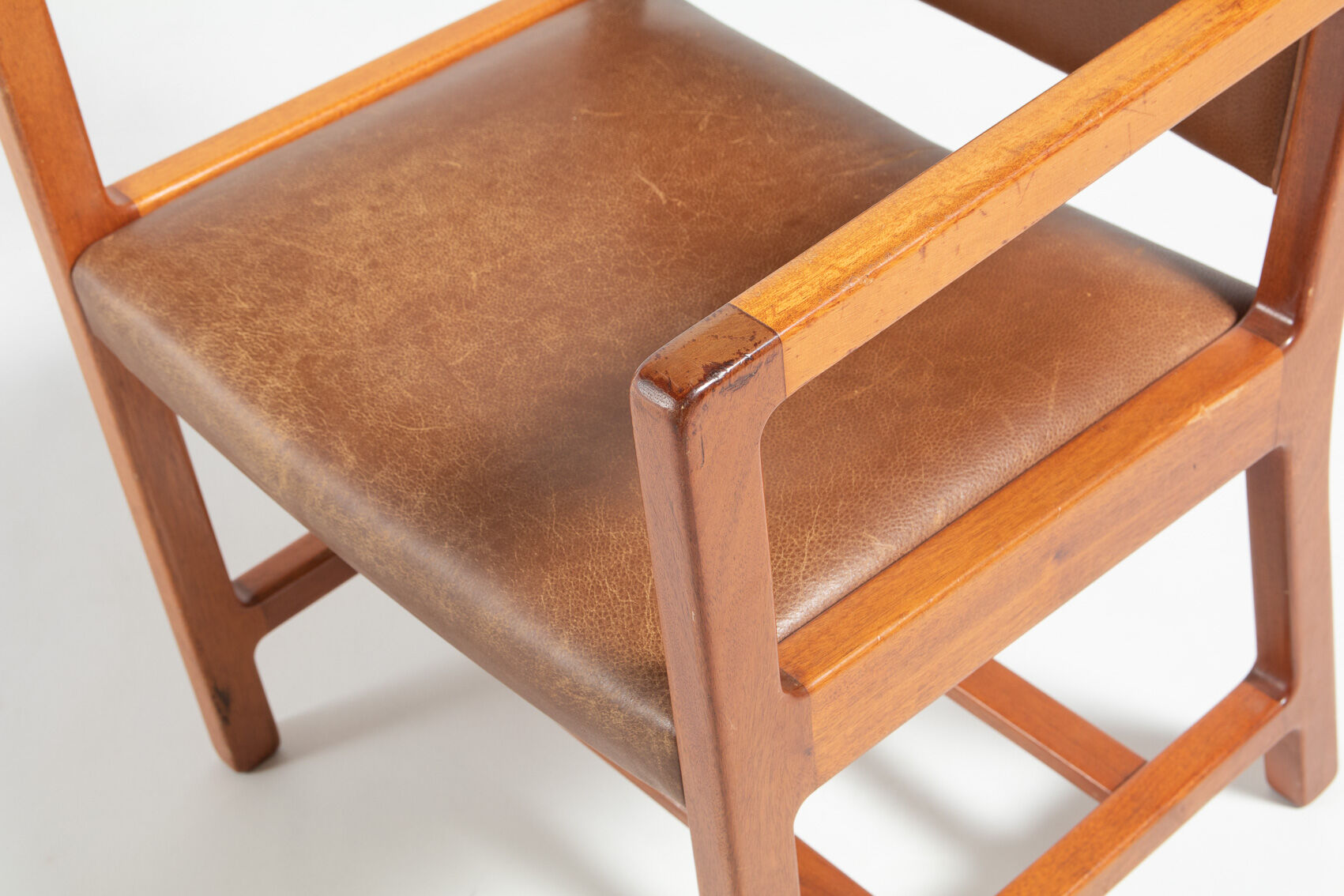 Set of 2 armchairs Borge Mogensen for Soborg mobelfabrik, Denmark 1960