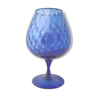 Bonbonnière or cobalt blue cup