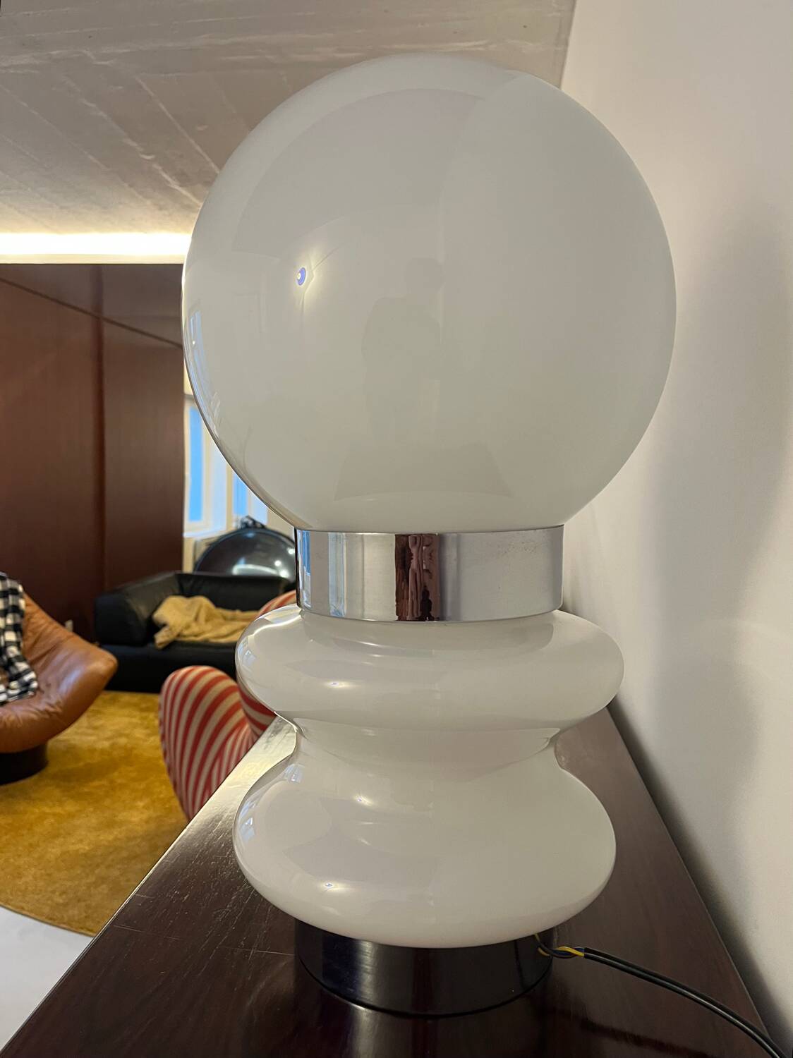 Italian vintage lamp Carlo Nason - Mazzega