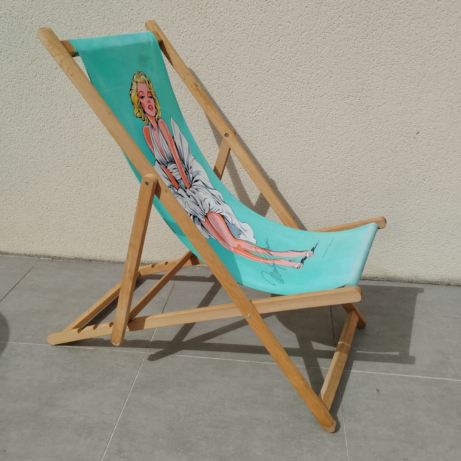 Vintage deckchair