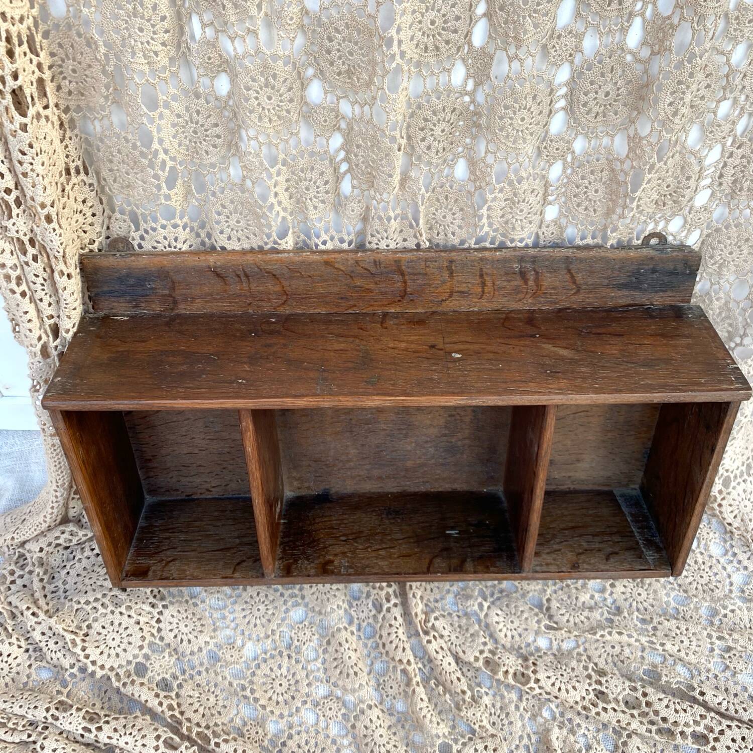 Antique wall shelf