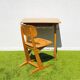 School desk and chair Casala. Vintage 60s