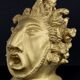 Head plaster gold paint