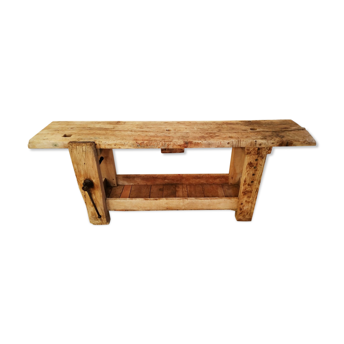 Old beech workbench 205 cm