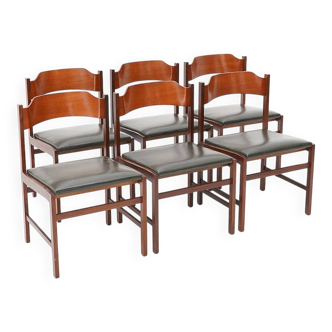 Vintage chairs by Guido Faleschini for Brothers Proserpio, 1960s, set of 6.