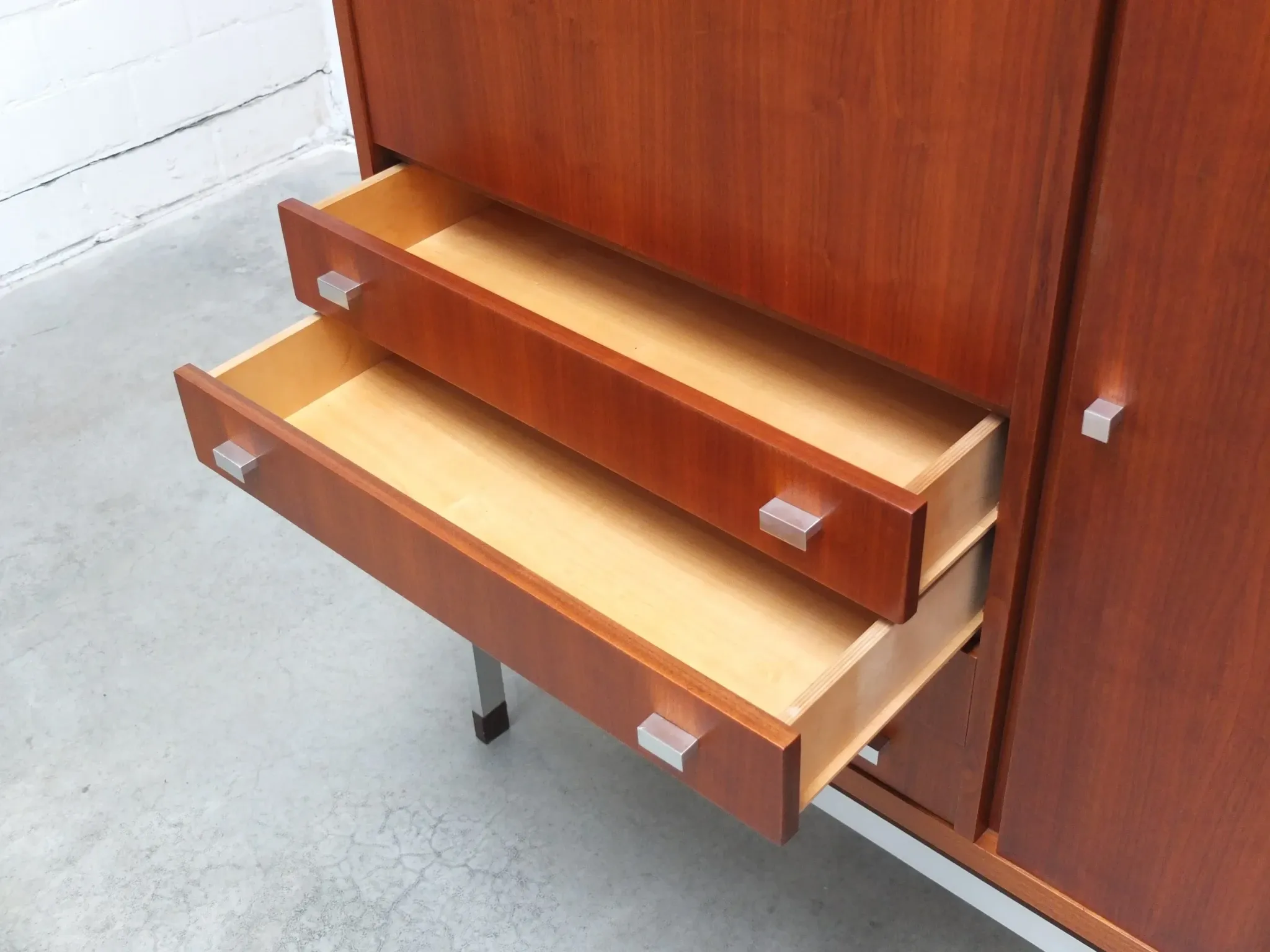 Belgian modernist bar cabinet by Werner Wölfers for V-Form, 1965