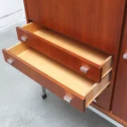 Belgian modernist bar cabinet by Werner Wölfers for V-Form, 1965