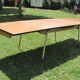 Very large stretch the 1970s in formica table