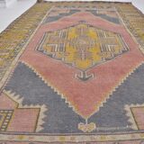 Red & Orange Turkish Vintage Rug sku 2484